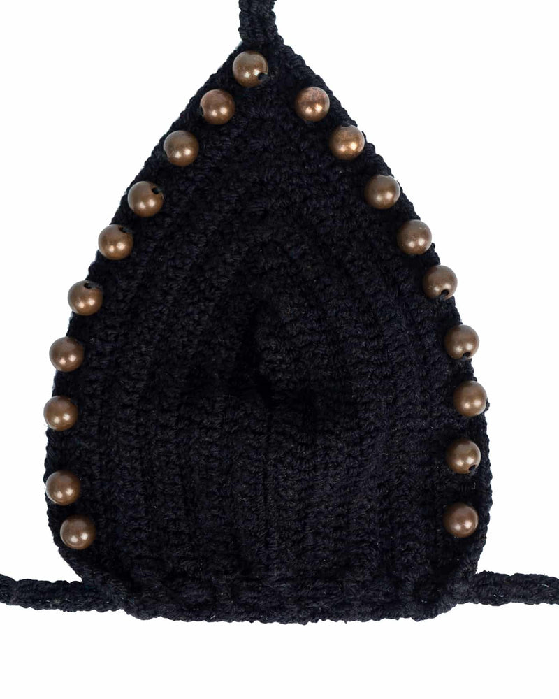 Luna Top - Black Crochet