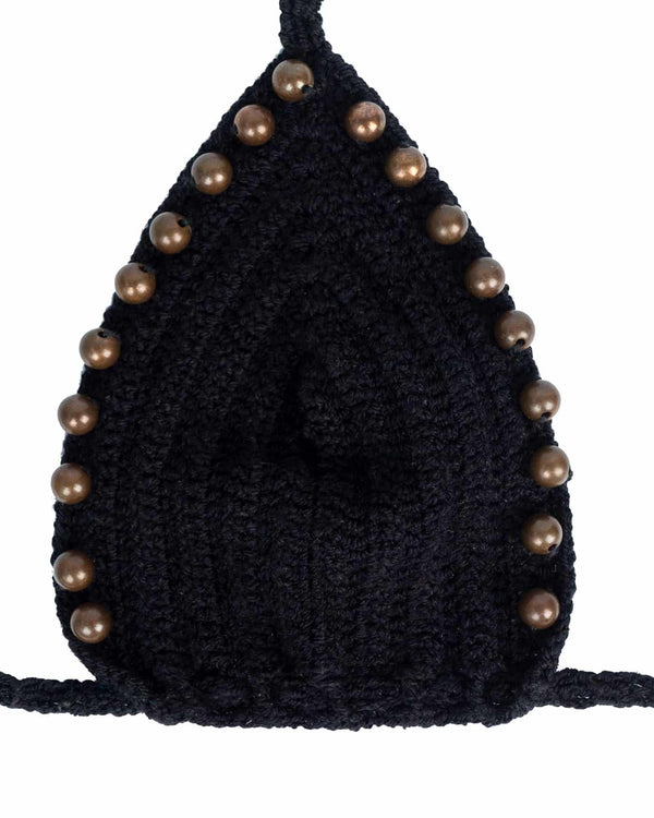 Luna Top - Black Crochet