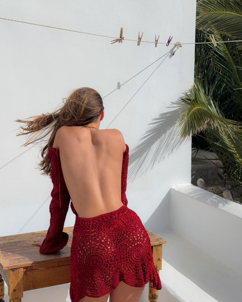 Zorro Mini Dress Crochet