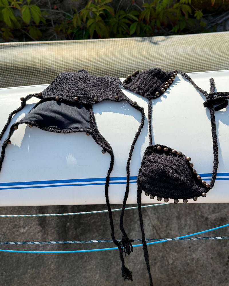 Luna Top - Black Crochet