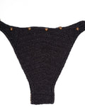 Luna Bottom - Black Crochet