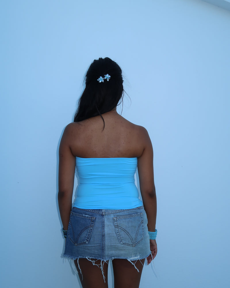 TUBE TOP - CLOUD BLUE