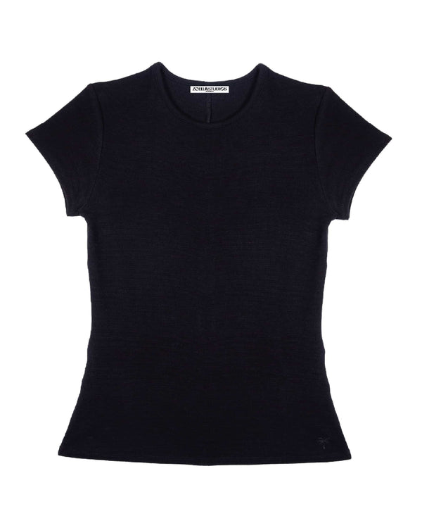Fitted T Shirt - Black