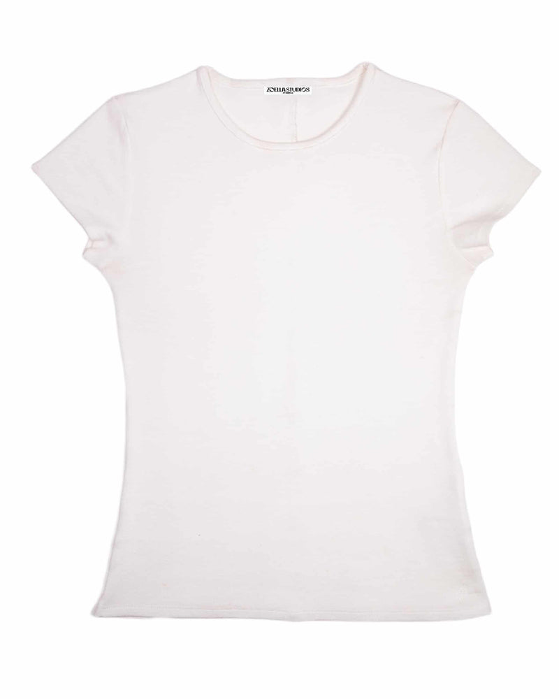 Fitted T shirt - Milk